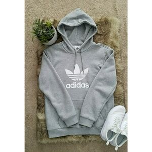 Adidas Originals Gray Pullover Hoodie